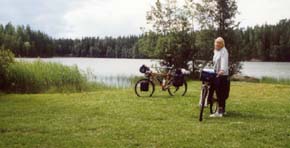 miejscówka nad jeziorem